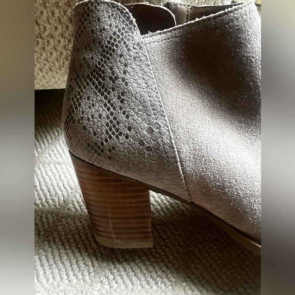MIA SEUDE BOOTS SNAKE SKIN TRIM